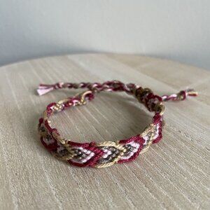 Ailis Bracelet, anklet, trendy, comfortable, tie, embroidery thread, woven, gift